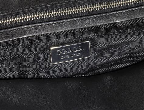 borsa prada nera pelle morbida